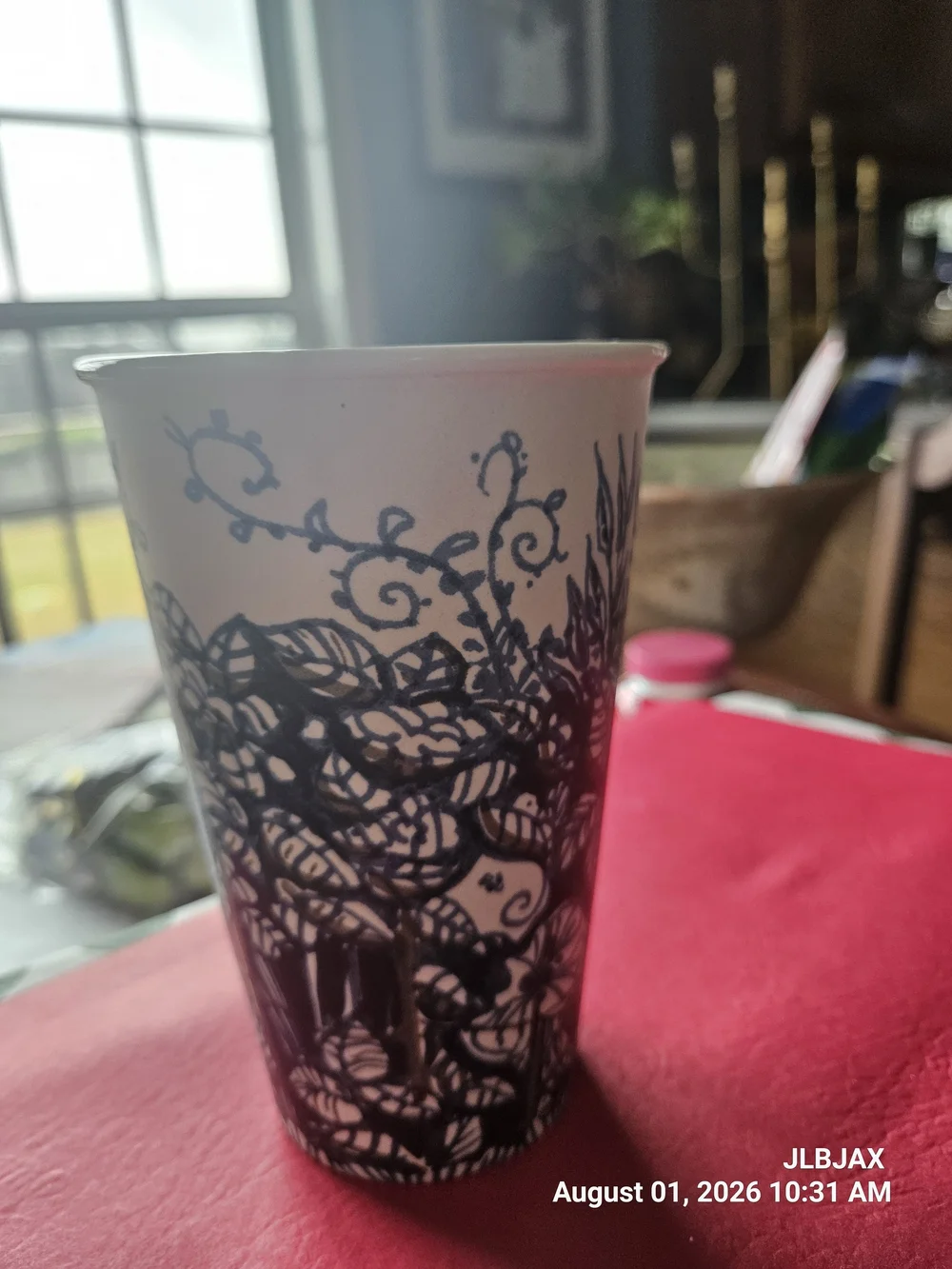 Gweneth Leech Coffee/Tea Cup: Tea In The Garden - NYC